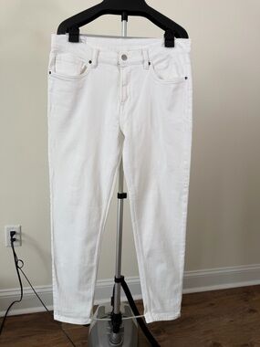Zara White Slim Jeans